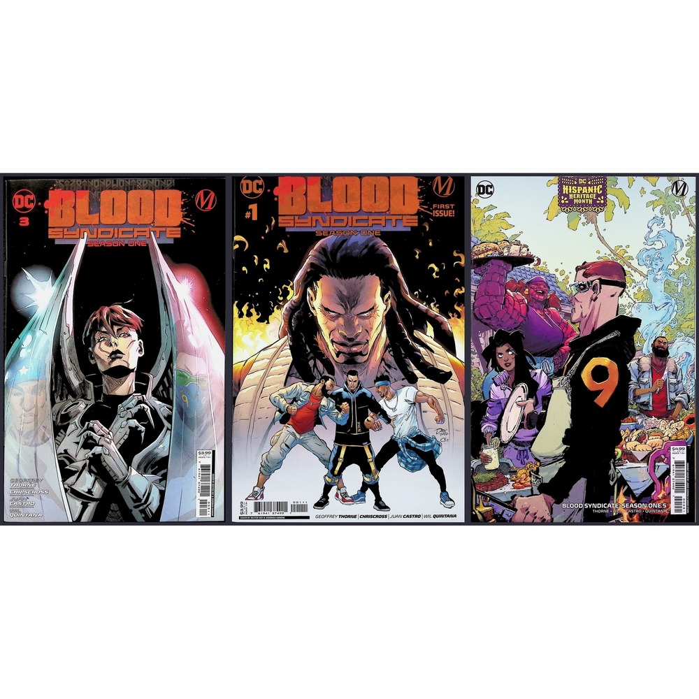 Blood Syndicate Season One #1 #3 #5 DC Comic Milestone Hispanic Heritage Month